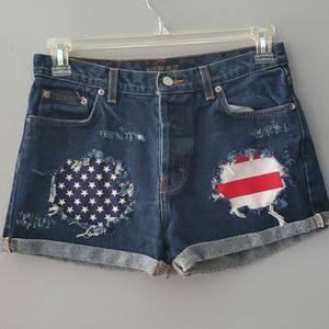 🇺🇸 American flag denim shorts